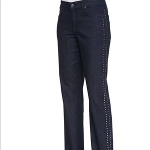 NWOT Cookie Johnson Studded Straight Leg Jeans.